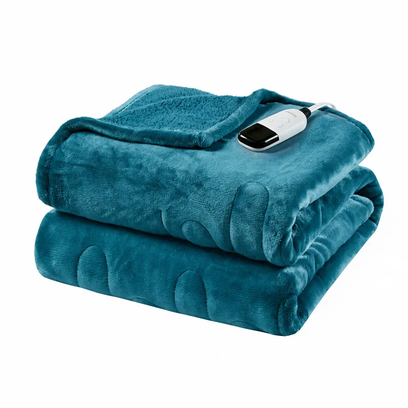 Beautyrest Heated Microlight to Berber Throw