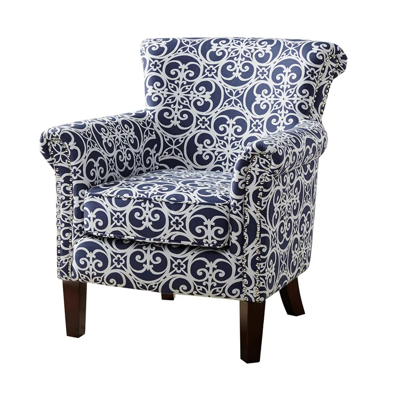 Brooke Tight Back Club Chair - Navy