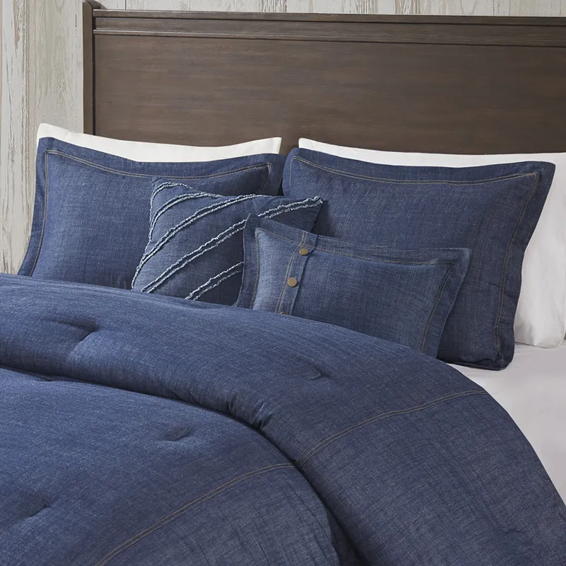 Woolrich Perry Oversized Denim Comforter Set