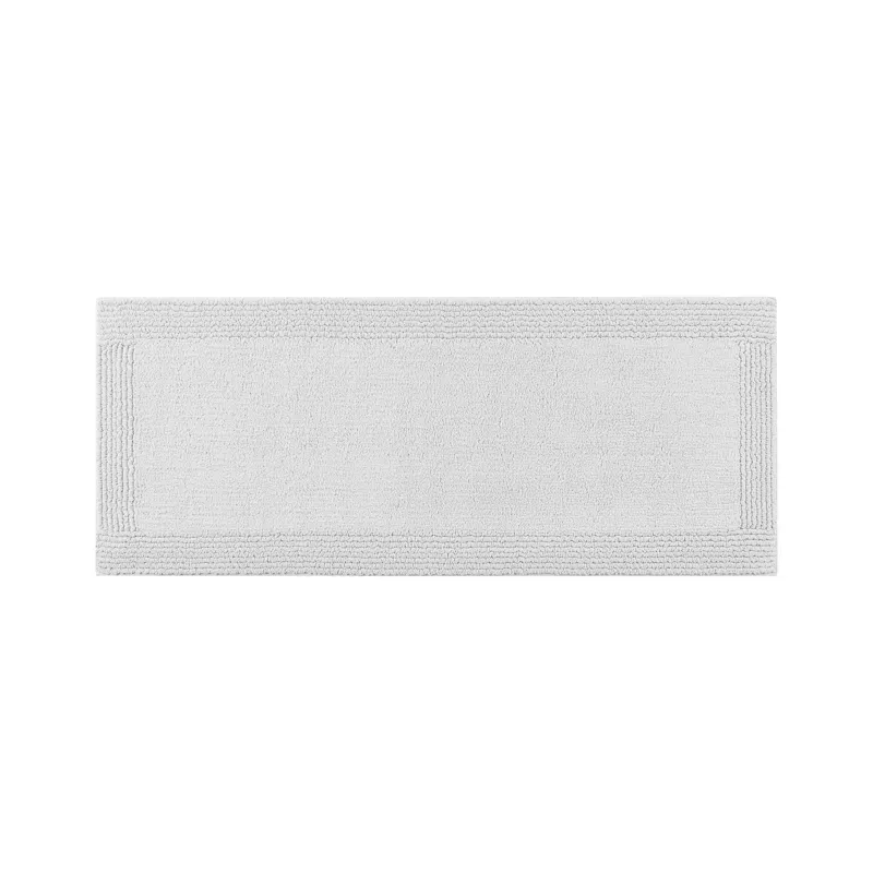 Splendor 100% Cotton Tufted 3000 GSM Reversible Bath Rug - Grey