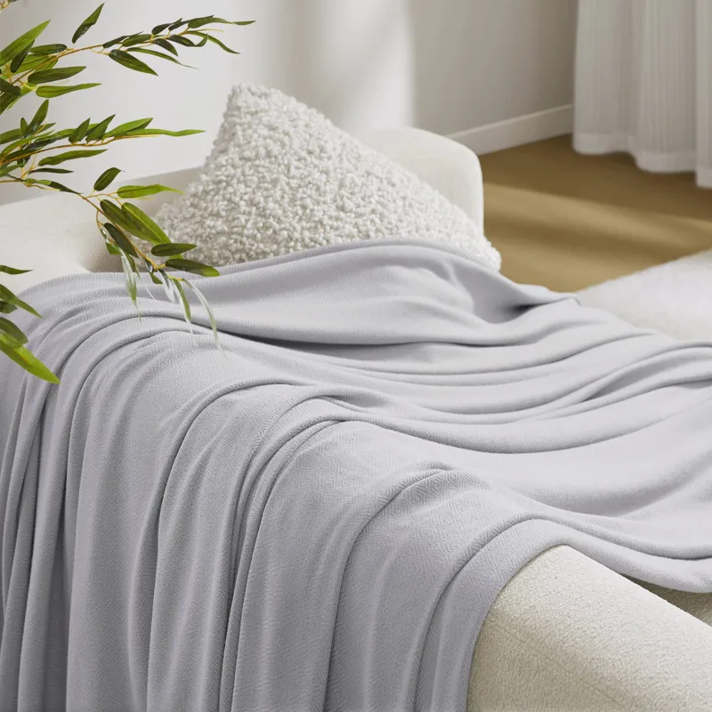 Bamboo Cotton Twin Rayon from Bamboo Cotton Blanket - Grey