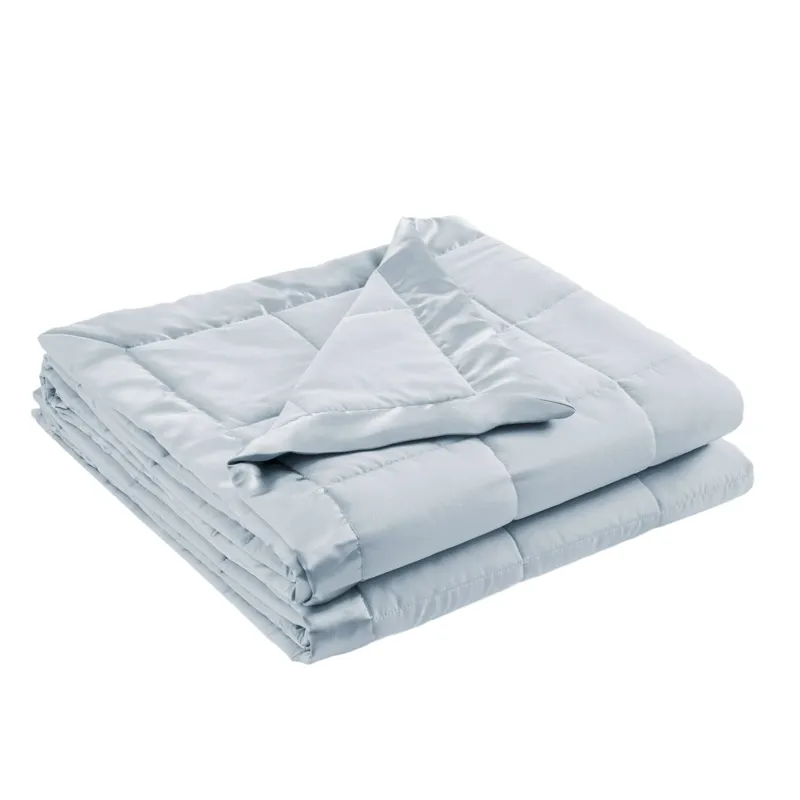 Madison Park Windom Lightweight Down Alternative Blanket with Satin Trim