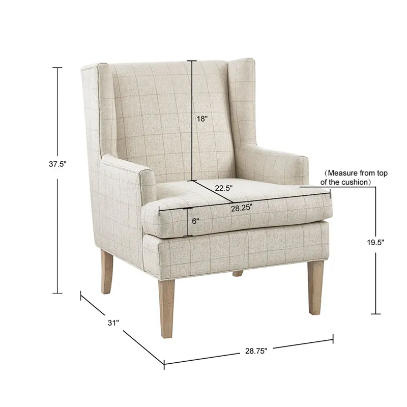 Decker Accent Armchair - Beige