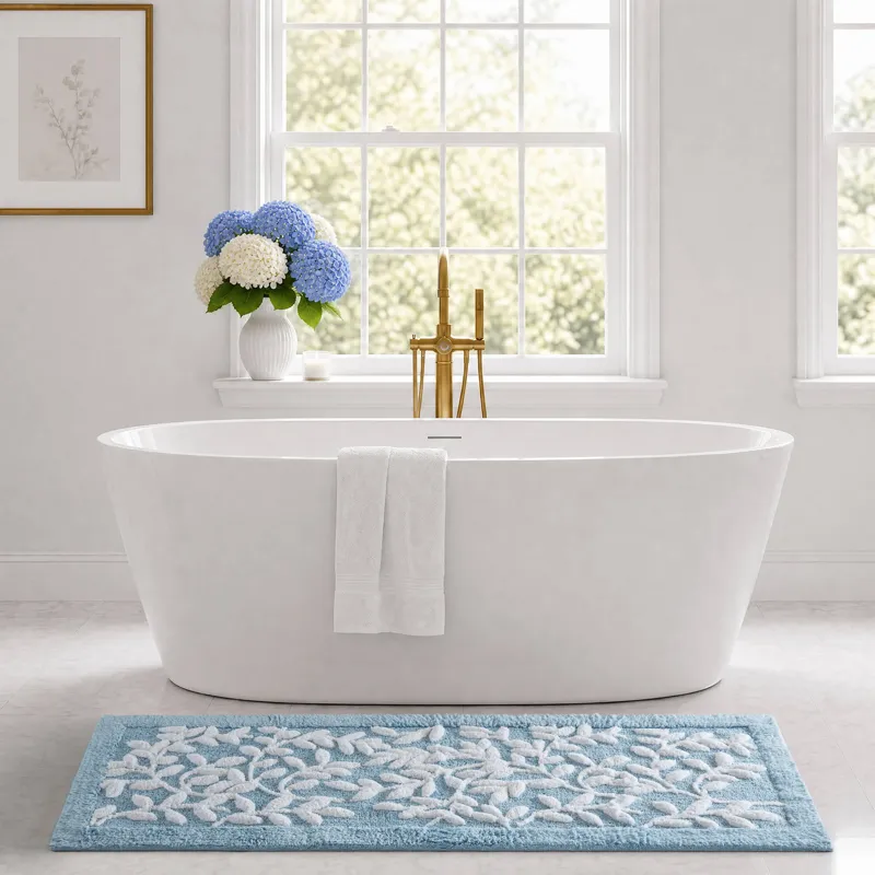 Madison Park Serene Cotton Tufted Bath Rug