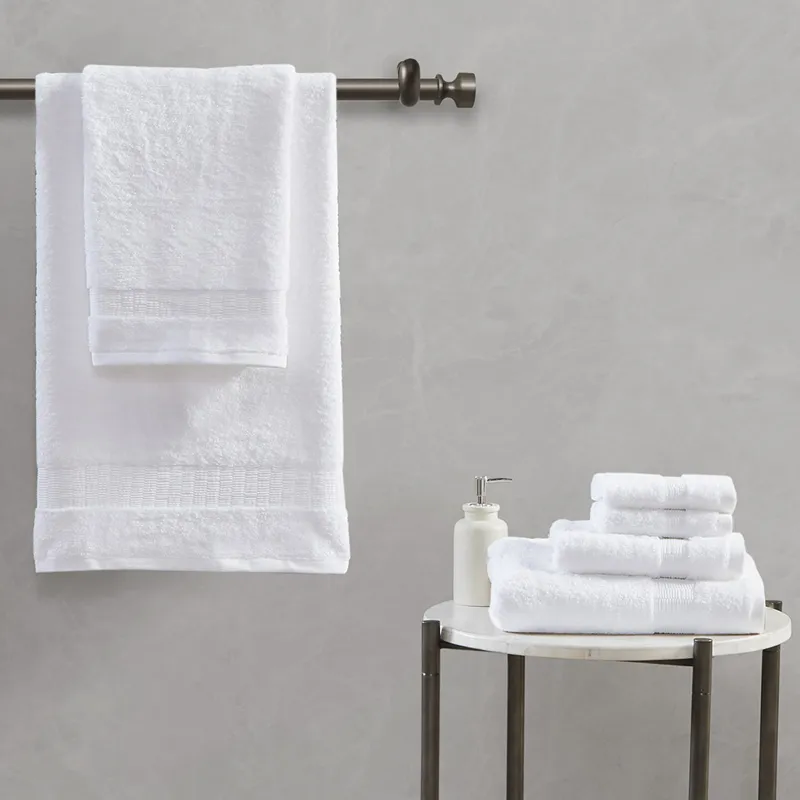 Madison Park Signature Luce 100% Egyptian Cotton 6 Piece Towel Set