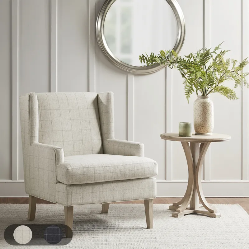 Decker Accent Armchair - Beige