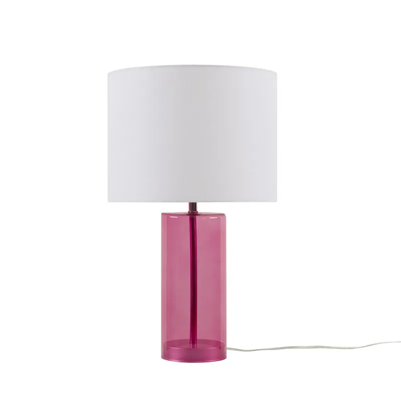 Neonova Glass Table Lamp - Pink