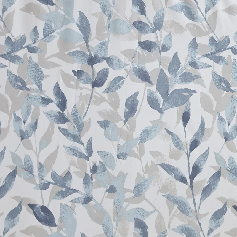 Madison Park Essentials Sofia Botanical Printed Shower Curtain - Blue