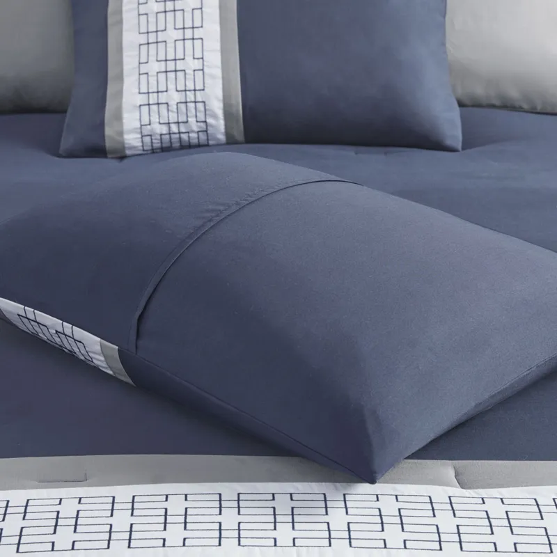 510 Design Powell 8 Piece Embroidered Comforter Set