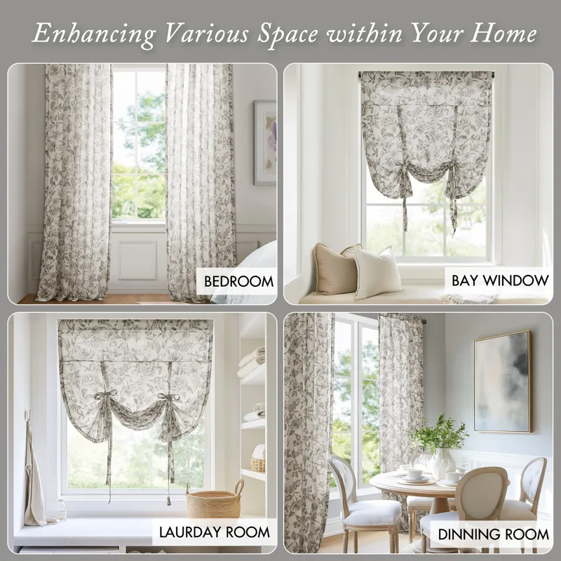 Madison Park Lana Floral Window Panel