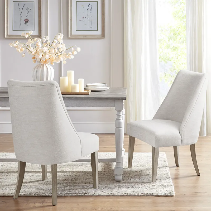 Winfield Upholstered Dining chair Set of 2 - Ivory