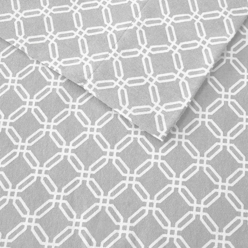 True North by Sleep Philosophy Cozy Cotton Flannel Printed Sheet Set