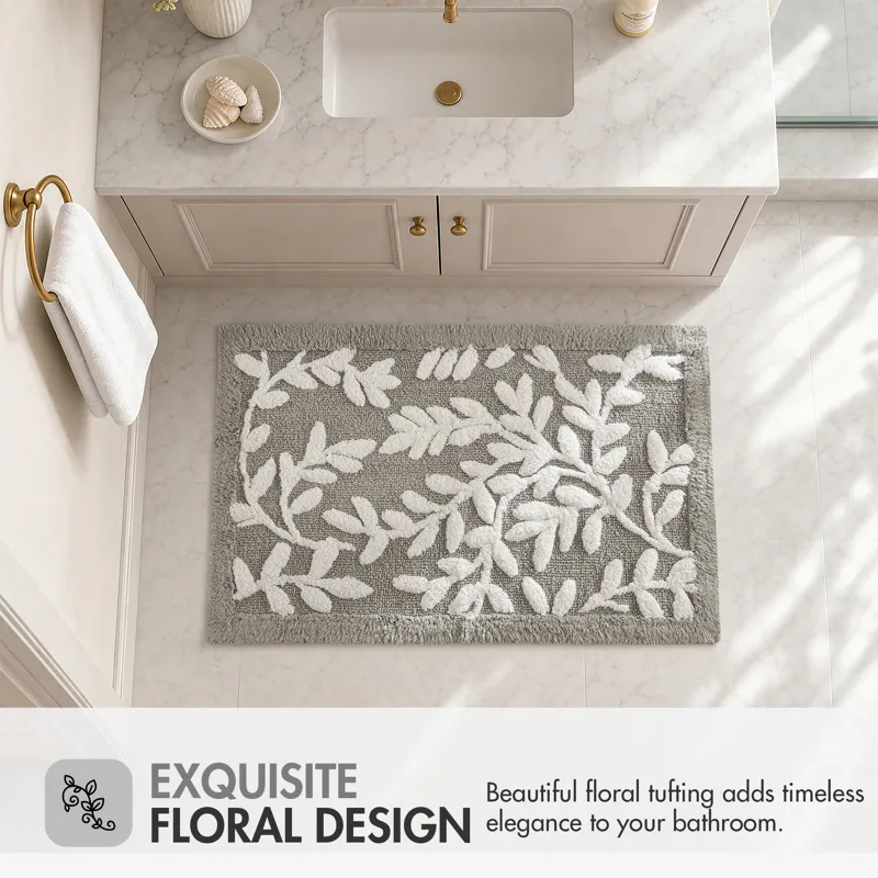 Madison Park Serene Cotton Tufted Bath Rug