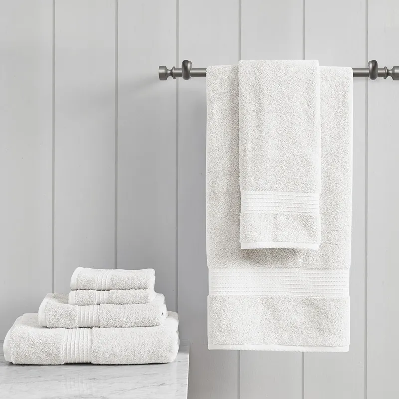 Madison Park Organic 6 Piece Organic Cotton Towel Set