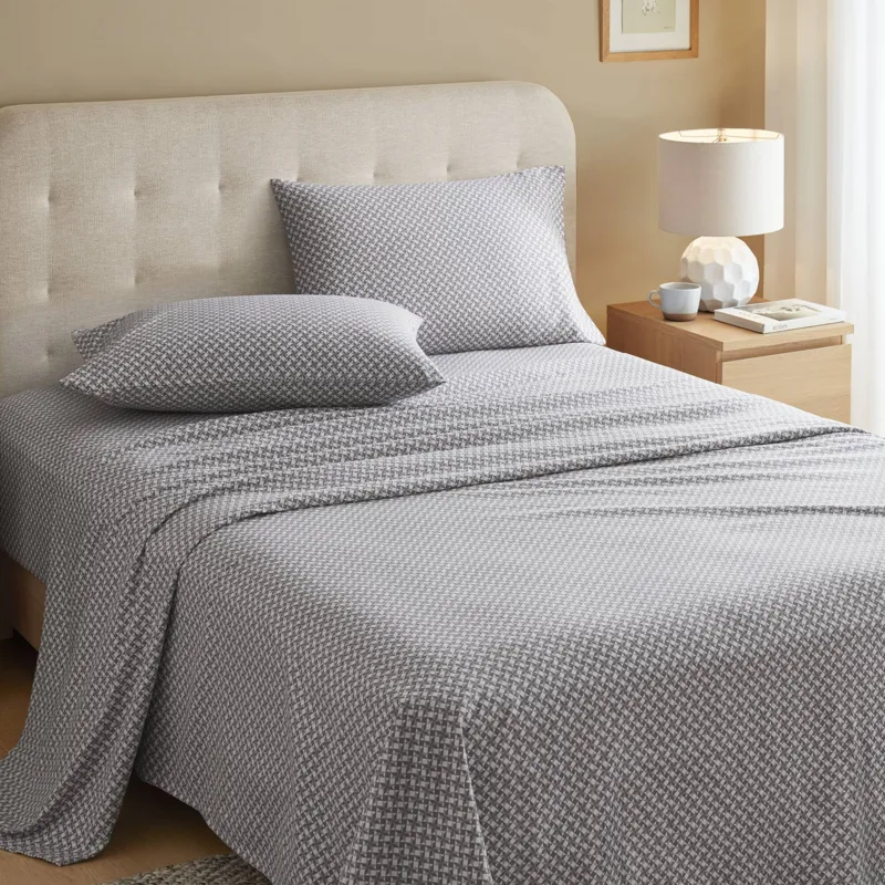 True North by Sleep Philosophy Cozy Cotton Flannel Printed Sheet Set