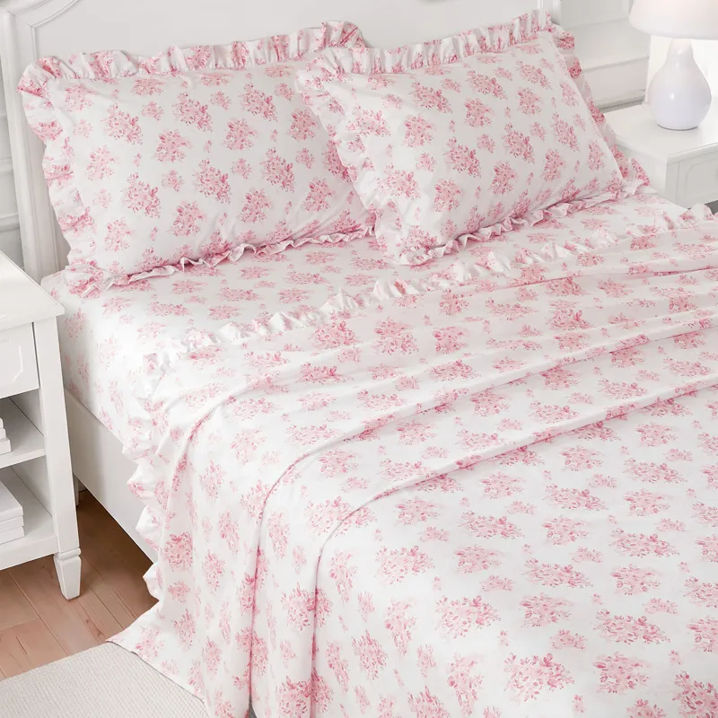 Intelligent Design Microfiber Ruffle Sheets