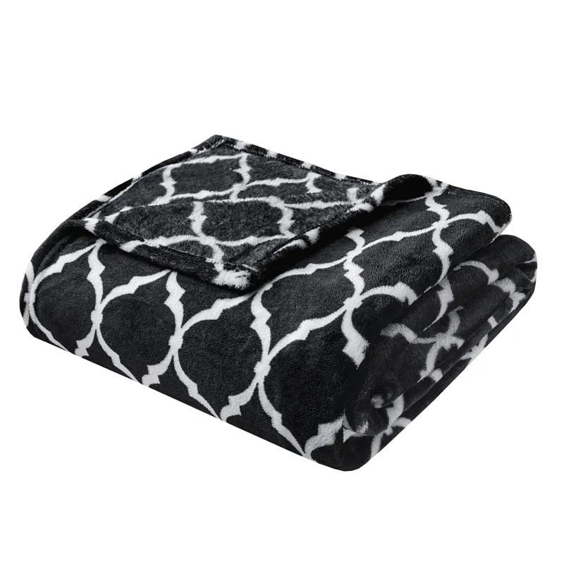 Ogee Oversized Throw - Black