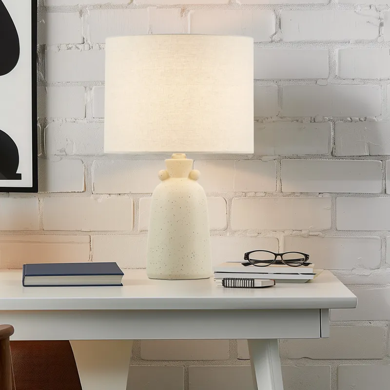 Alarid 16\" Ceramic Table Lamp - Cream