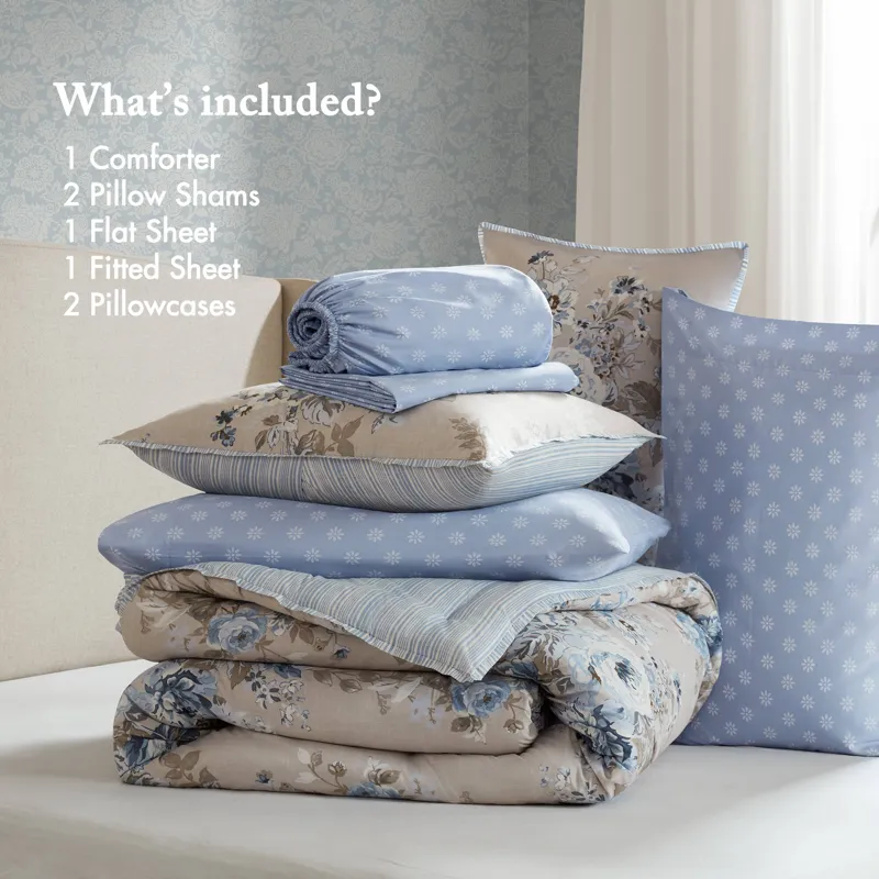 Madison Park Essentials Heather Cottagecore Collection Comforter