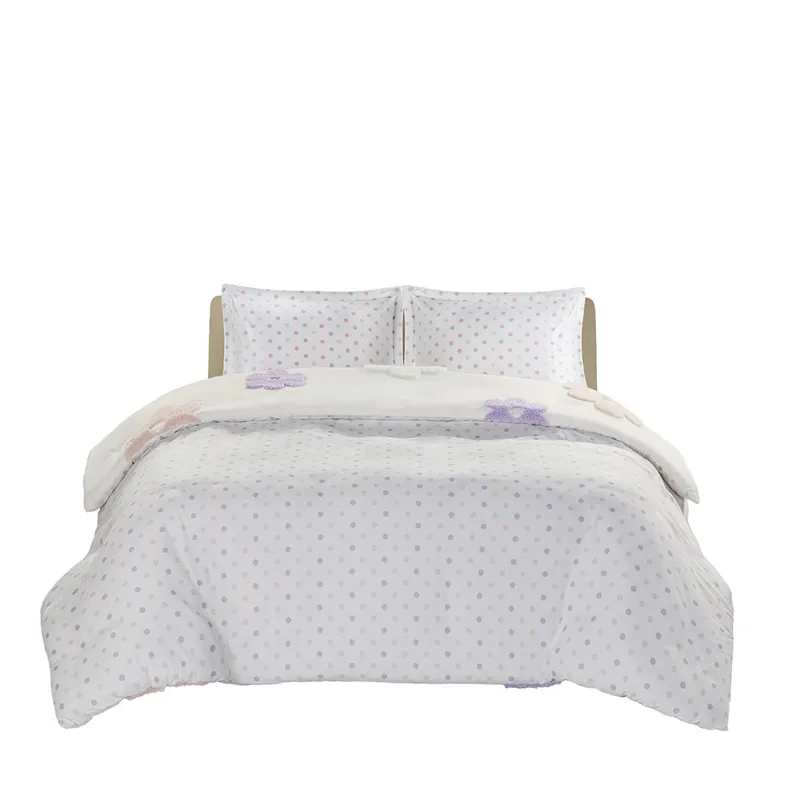 Urban Habitat Kids Gracie Floral Reversible Tufted Chenille Duvet Cover Set