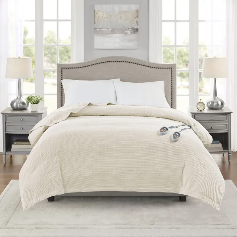 Beautyrest Electric Micro Fleece Heated Blanket
