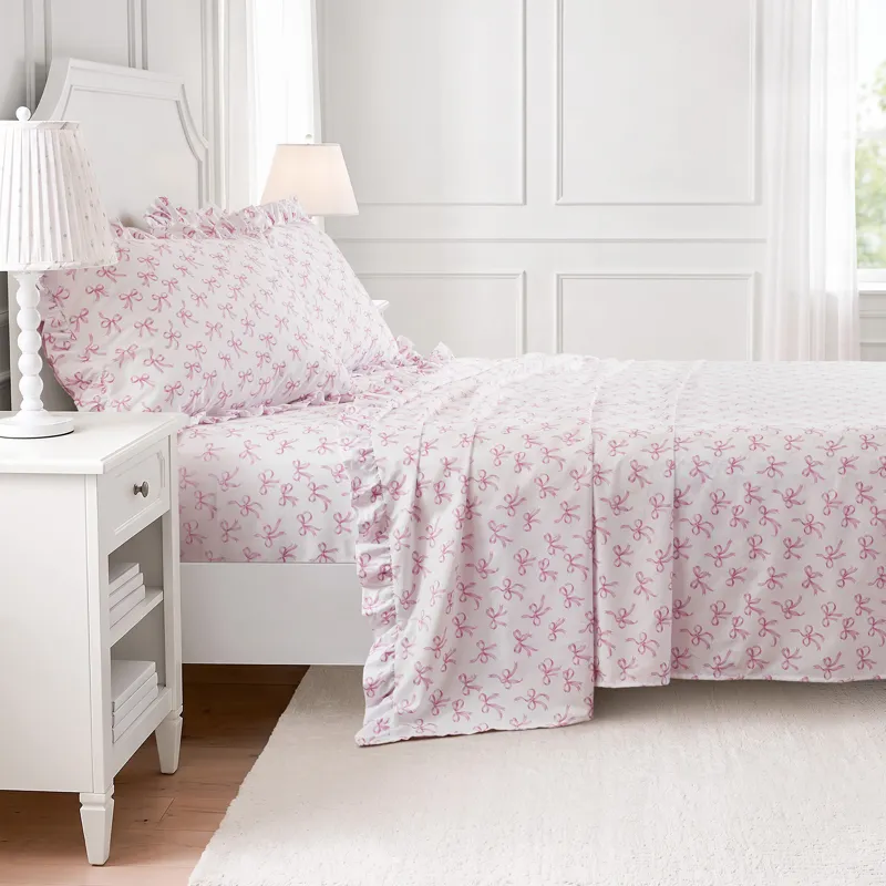 Intelligent Design Microfiber Ruffle Sheets