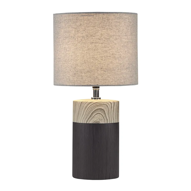 Nicolo Textured Ceramic Table Lamp - Black