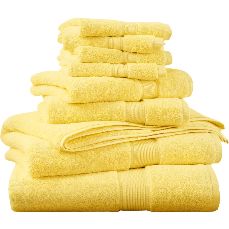 Madison Park Signature 800GSM 100% Cotton 8 Piece Towel Set