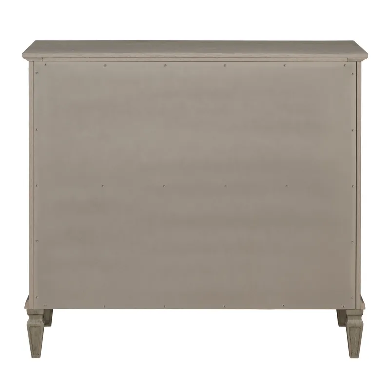 Victoria 4-drawer wood dresser (40\") - Reclaimed Grey