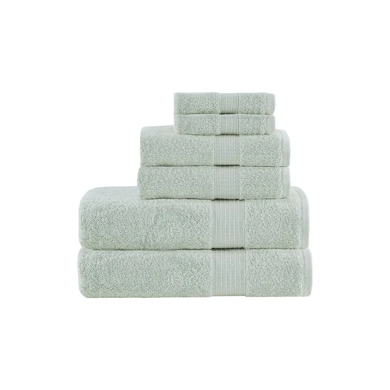 Madison Park Organic 6 Piece Organic Cotton Towel Set