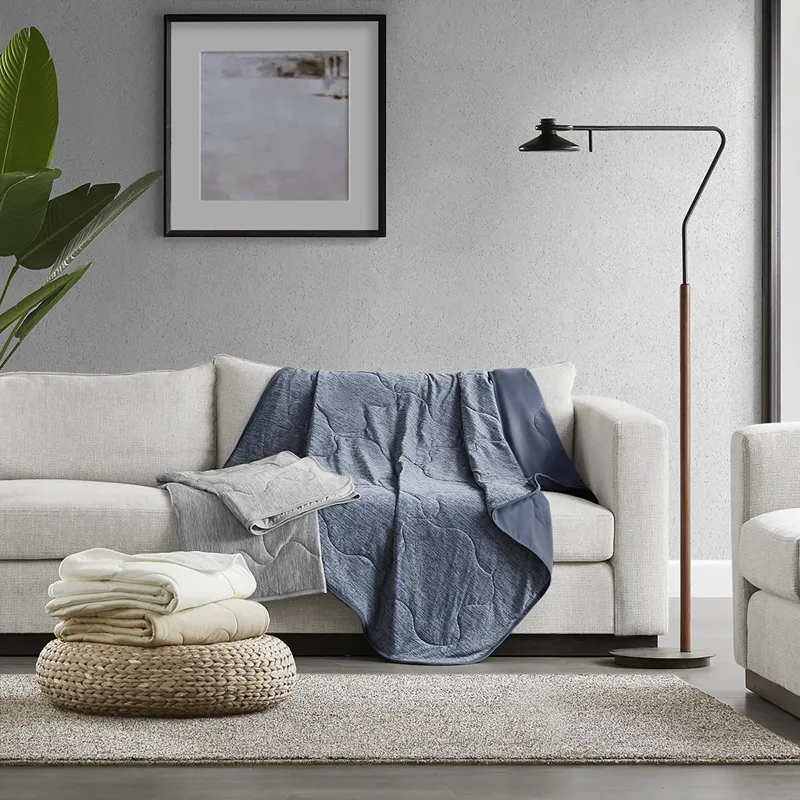 Cooling Touch Down Alternative Throw - Ivory
