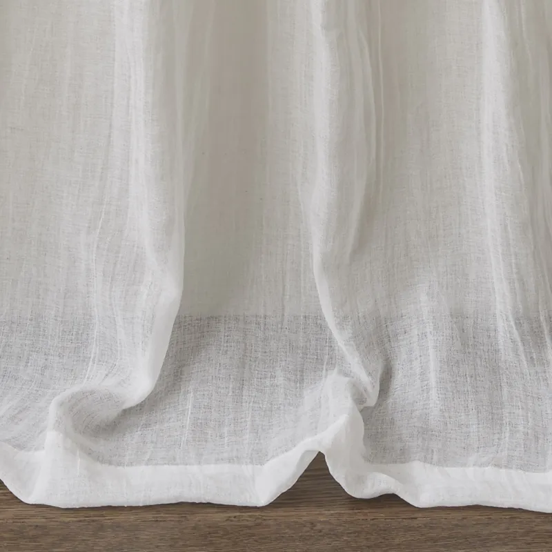 Madison Park Harper Solid Crushed Curtain Panel Pair