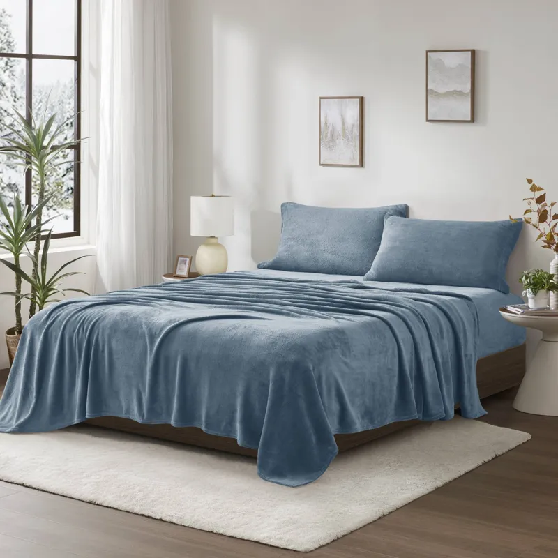 True North by Sleep Philosophy Soloft Plush Micro Plush Sheet Set