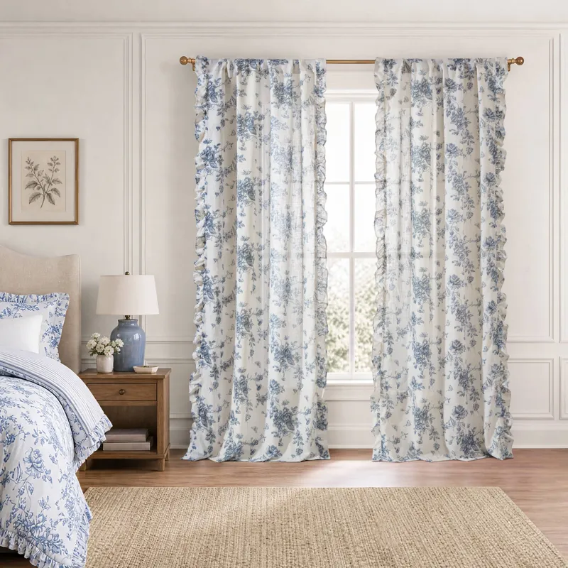 Madison Park Adele Ruffle Window Panel