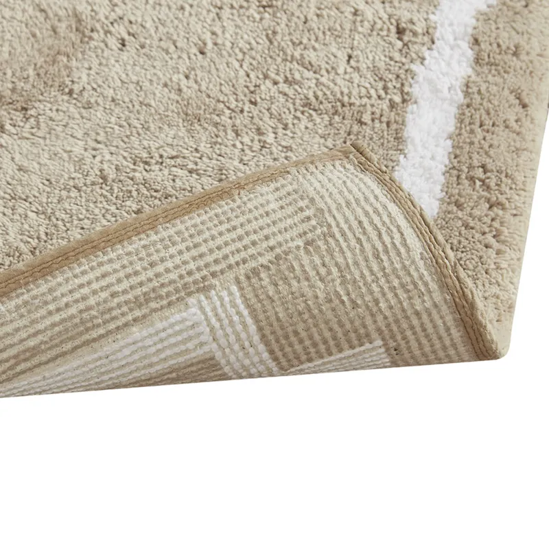 Evan Cotton Tufted Bath Rug 24x72 - Taupe
