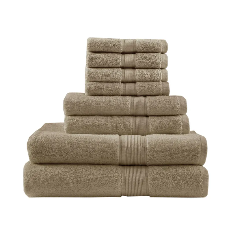 Madison Park Signature 800GSM 100% Cotton 8 Piece Towel Set