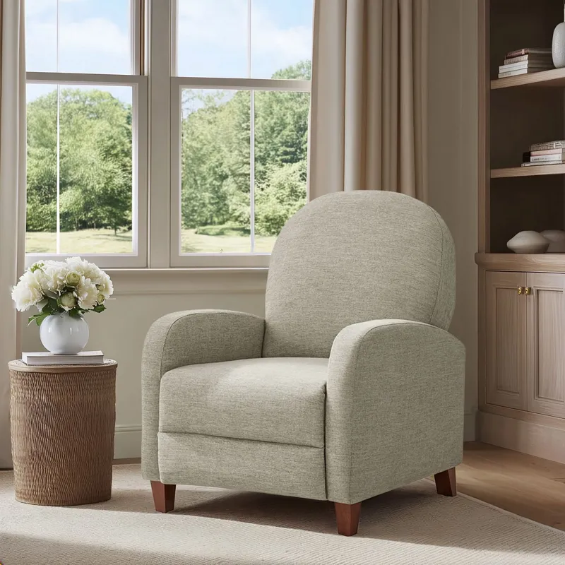 Martha Stewart Raylin Upholstered Push Back Recliner