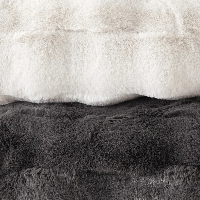 Madison Park Vivienne Faux Fur Throw