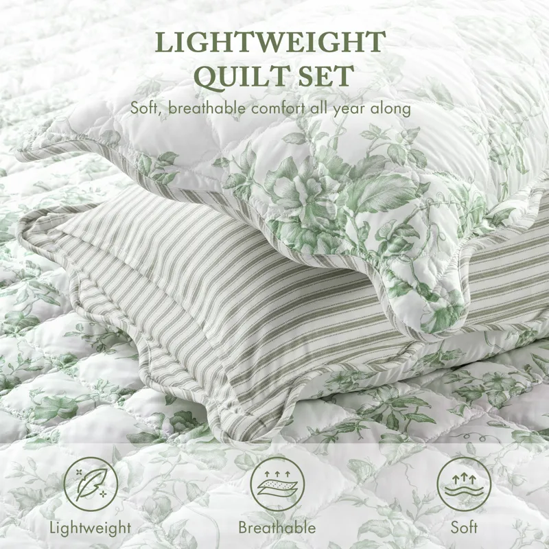 Madison Park Essentials Adele Quilt Set
