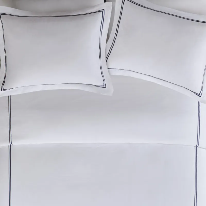 500 Thread Count Luxury Collection King/California King 100% Cotton Sateen Embroidered Comforter Set