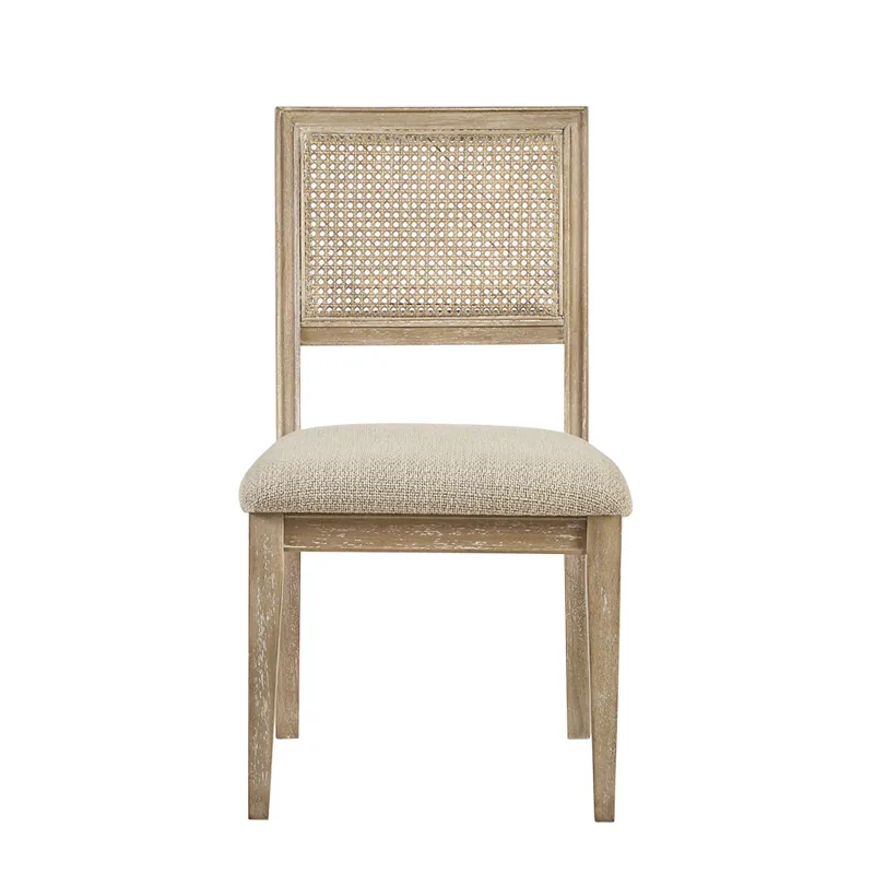 Kelly Armless Dining Chair Set of 2 - Light Brown
