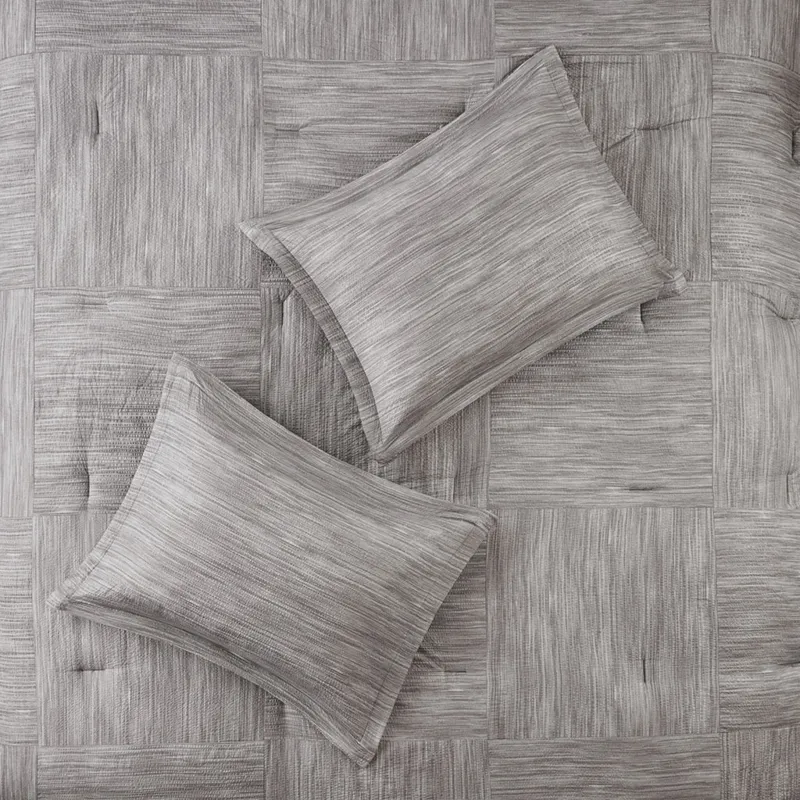 Madison Park Walter 7 Piece Printed Seersucker Comforter Set