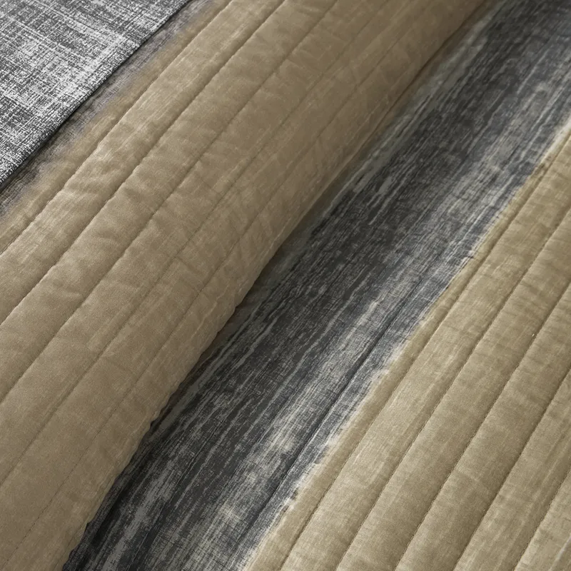 Madison Park Essentials Saben Quilt Set with Cotton Bed Sheets