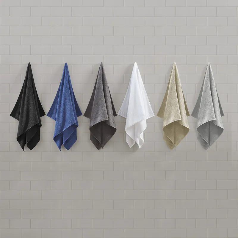 Big Bundle 100% Cotton Quick Dry 12 Piece Bath Towel Set - White