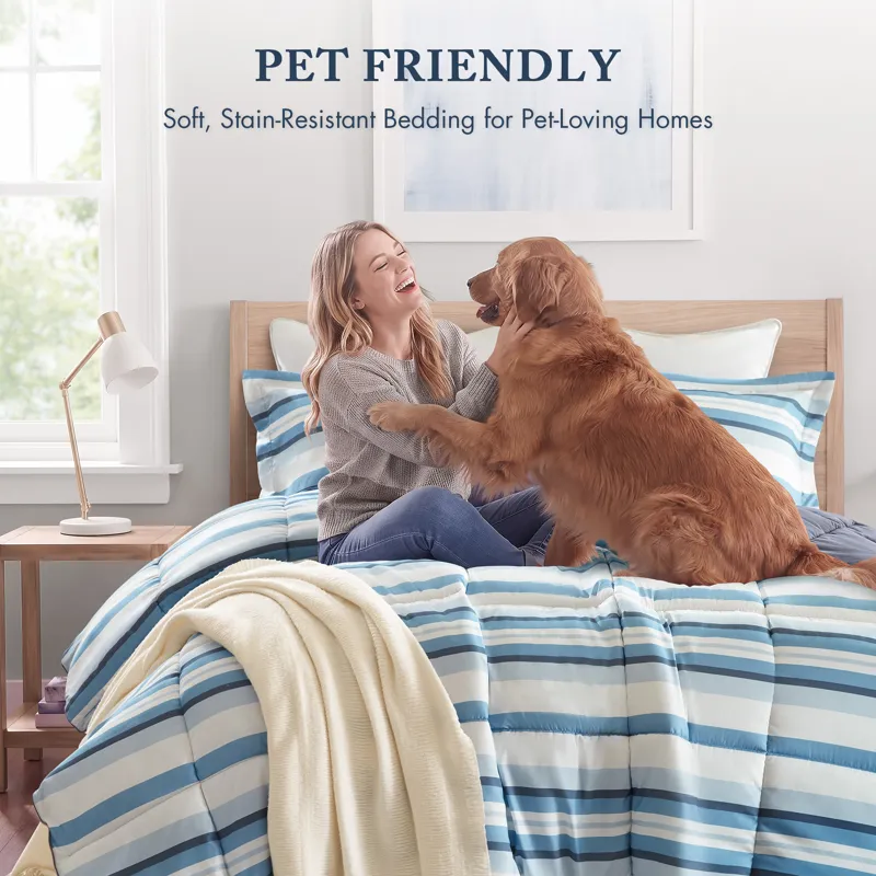 Madison Park Essentials Parkston 3M Scotchgard Down Alternative All Season Comforter Set
