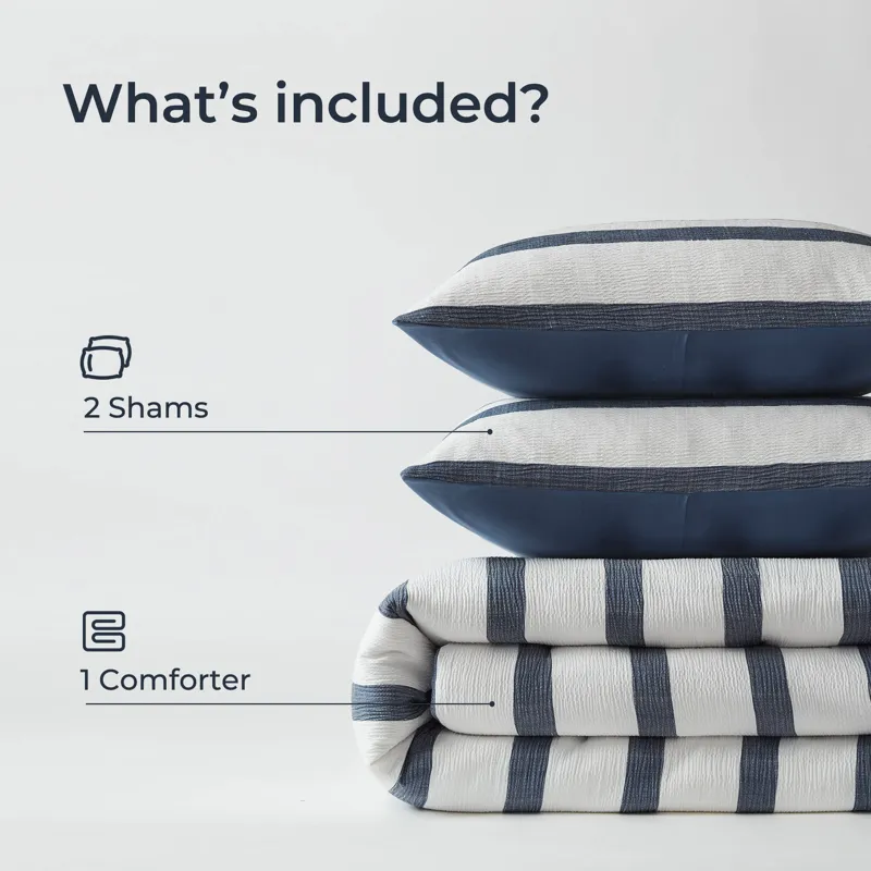 Super Listing Merritt Yarn-dyed Striped Comforter