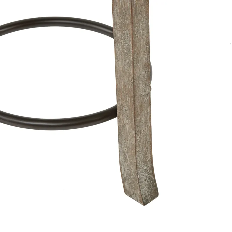 Oaktown Swivel Counter Stool - Cream/Reclaimed Grey
