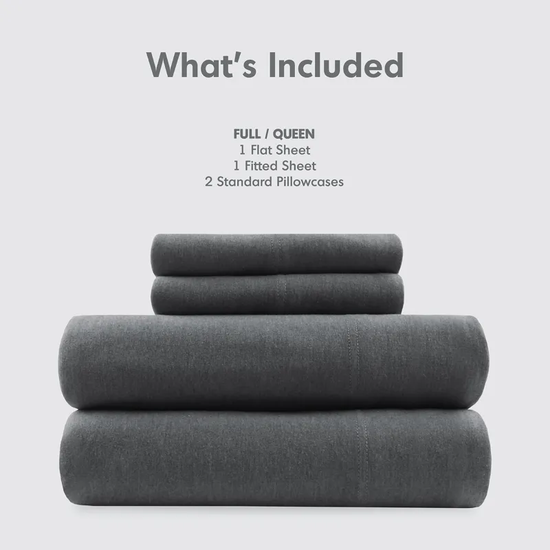 Intelligent Design Cotton Blend Jersey Knit All Season Sheet Set