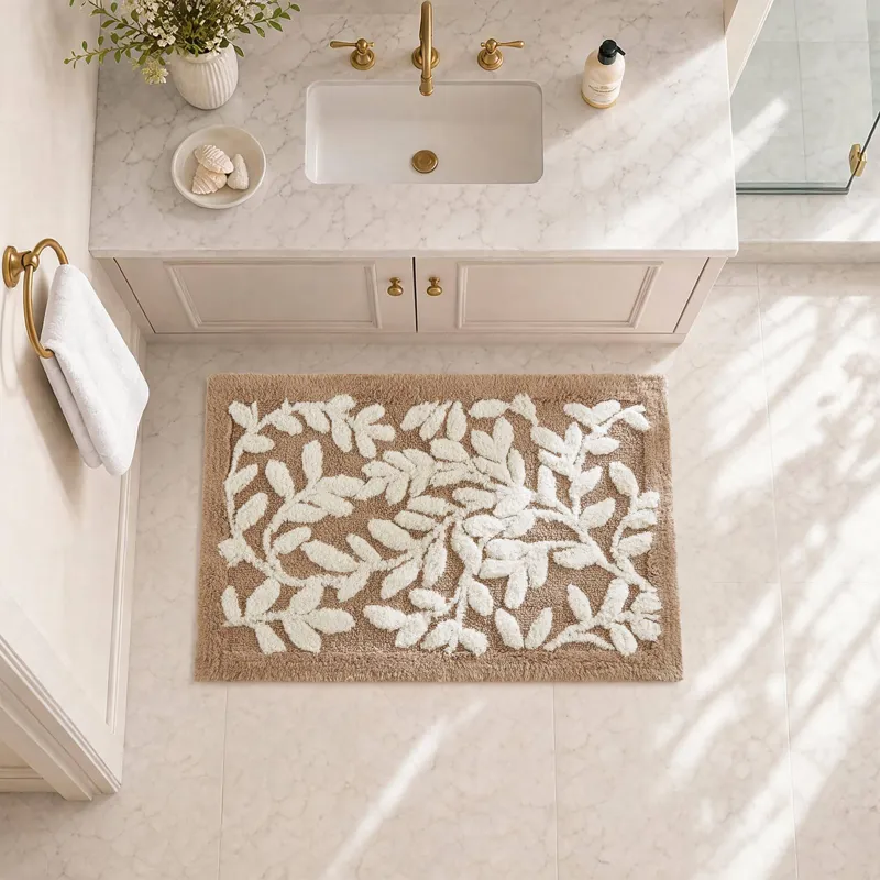 Madison Park Serene Cotton Tufted Bath Rug