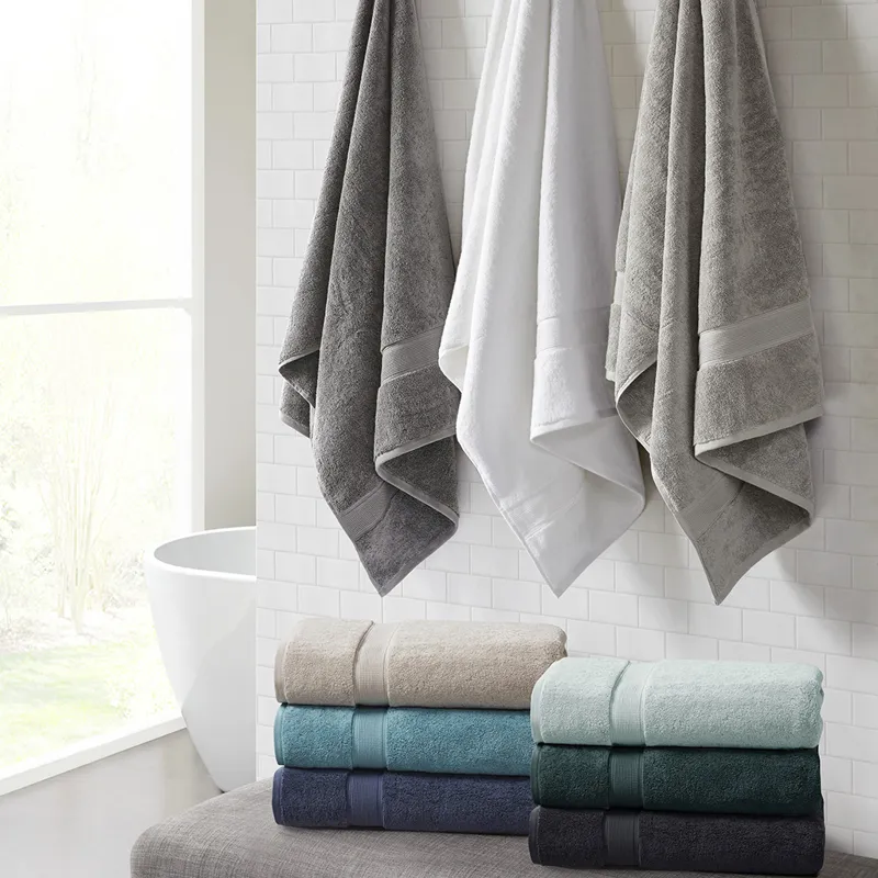 800gsm Ultra-Soft 100% Cotton Absorbent Towel Set - Aqua